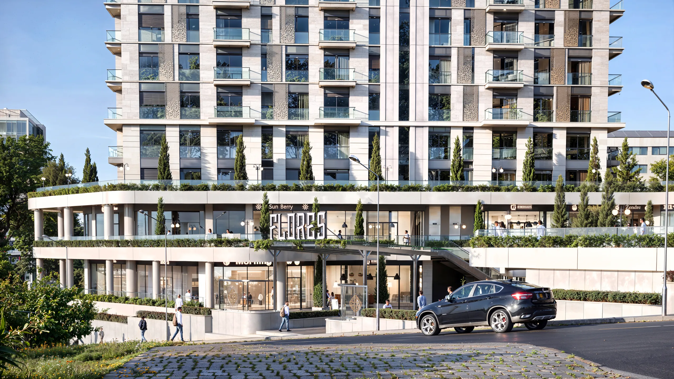 Flores Deluxe yerleşim ve dış mekan